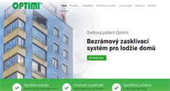 Desktop Screenshot of optimi.cz